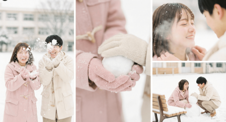 下雪天，初恋男女