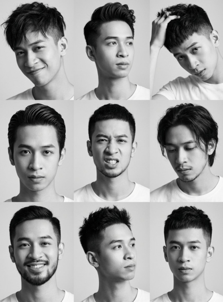 帅气逼人的男生海马体写真