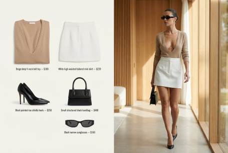 精致女装的服装时尚大片