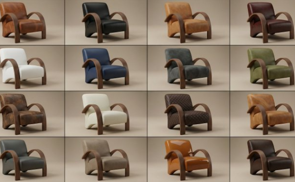 16 种不同的表面材质